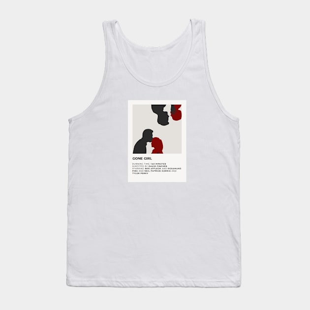 Gone Girl Minimalist Poster Tank Top by honeydesigns